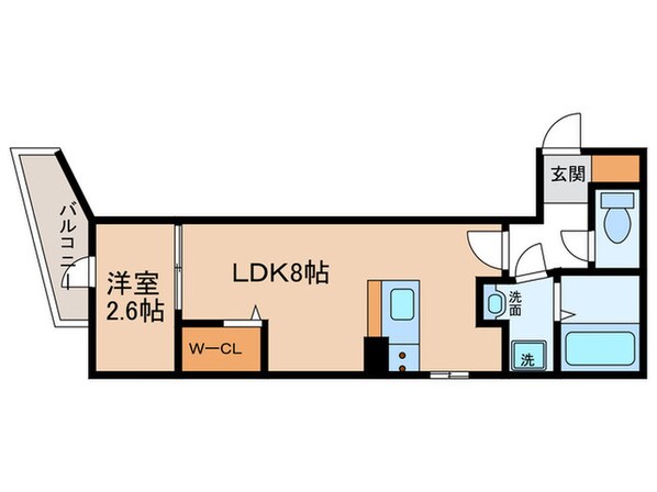 アソシエ中村の物件間取画像